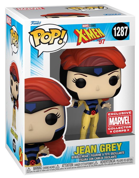 Marvel X-Men 97: Jean Grey #1287 (Marvel Collector Corps Exclusive) - In Box - Funko Pop