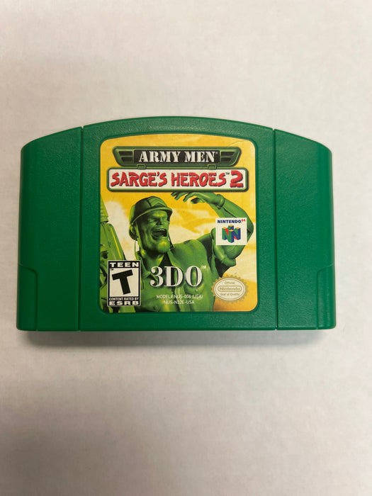 Army Men Sarge’s Heroes 2 - Cart Only - Nintendo 64