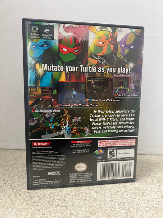 Teenage Mutant Ninja Turtles Mutant Nightmare 3 - Complete In Box - GameCube