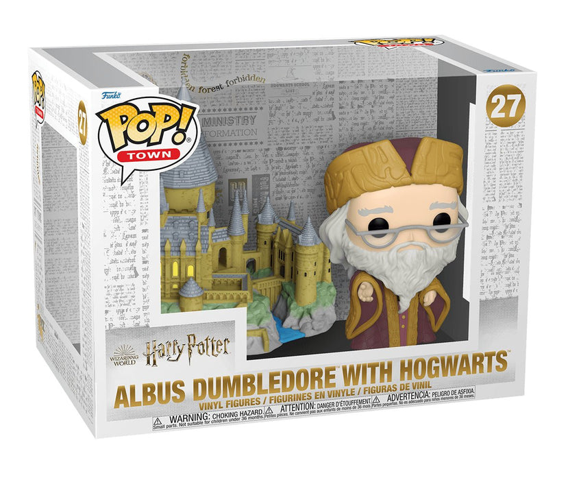 Harry Potter: Albus Dumbledore With Hogwarts #27 - With Box - Funko Pop