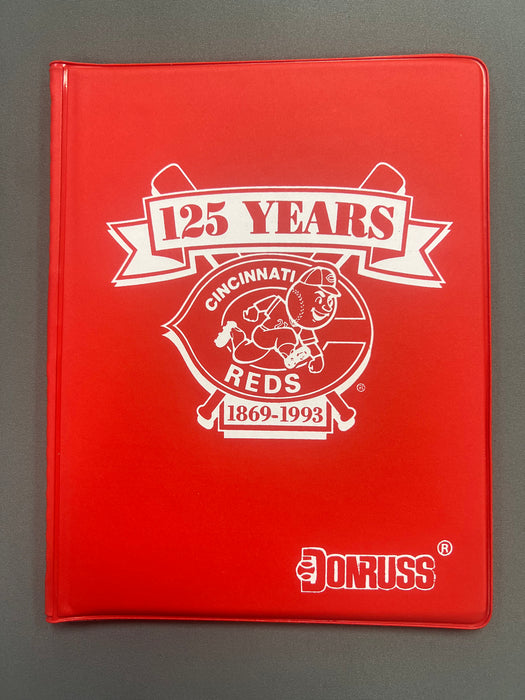 Cincinnati Reds Donruss 1993 125 Years Vintage Book (Red/White)