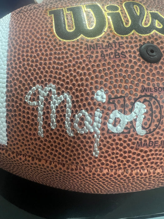 Major Harris Los Angeles Raiders & West Virginia University SIGNED Football