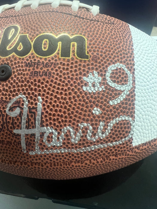 Major Harris Los Angeles Raiders & West Virginia University SIGNED Football