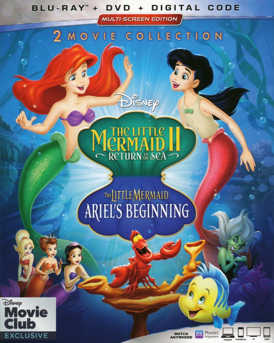 The Little Mermaid II: Return to the Sea / the Little Mermaid: Ariel's Beginning (Movie Club Exclusive) [Blu-ray/DVD]