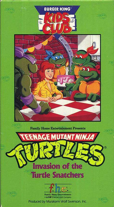 Teenage Mutant Ninja Turtles Invasion of The Turtle Snatchers (1990) - VHS