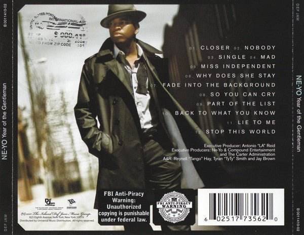 Ne-Yo – Year Of The Gentleman (2008) - CD