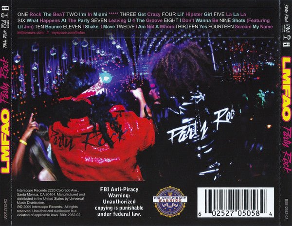 LMFAO – Party Rock (2009) - CD