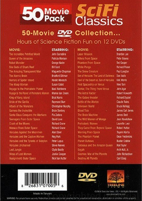 Sci-Fi Classics: 50 Movie Pack (2005) - DVD