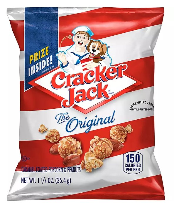 Cracker Jack Original Caramel Coated Popcorn and Peanuts (1.25 oz)